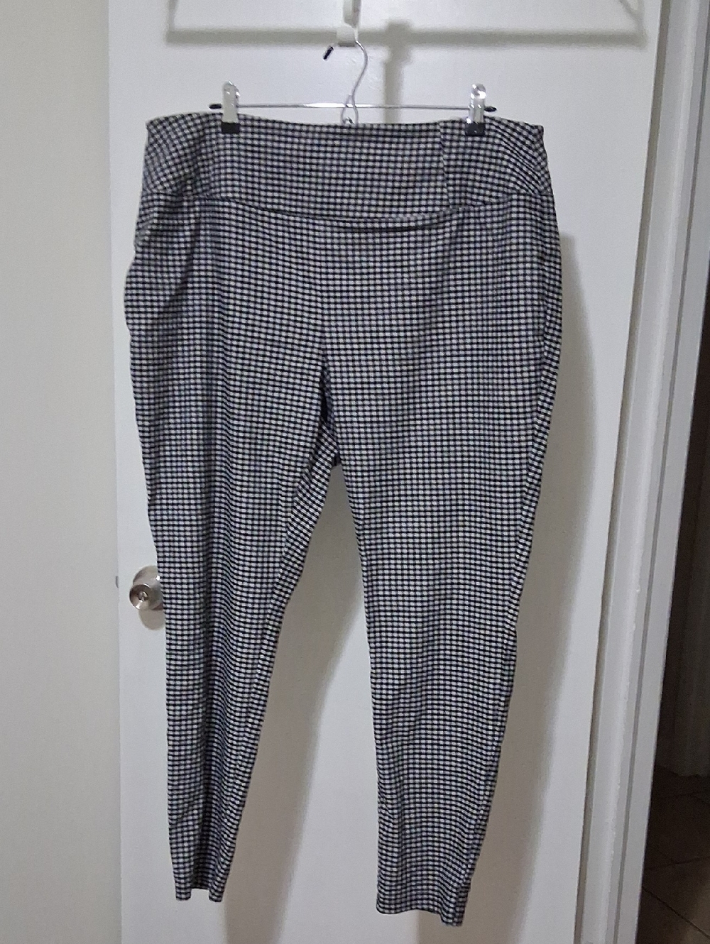 Worthington Black and White Checkered Pants Size 20W